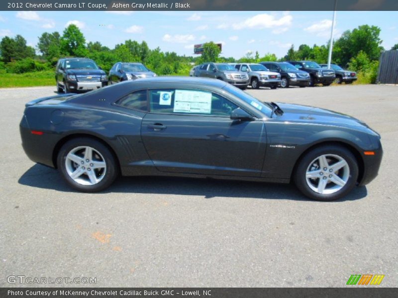 Ashen Gray Metallic / Black 2012 Chevrolet Camaro LT Coupe