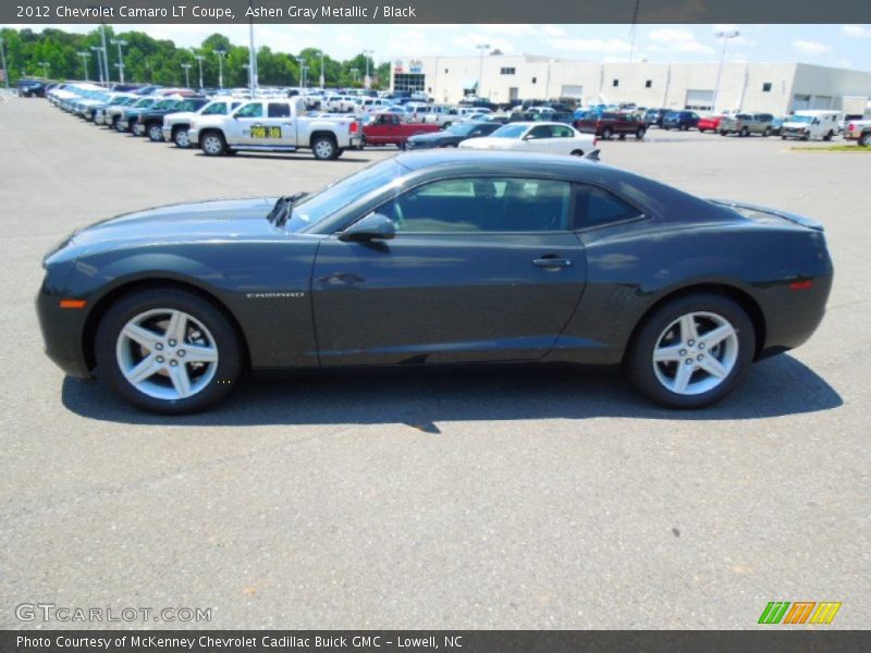 Ashen Gray Metallic / Black 2012 Chevrolet Camaro LT Coupe