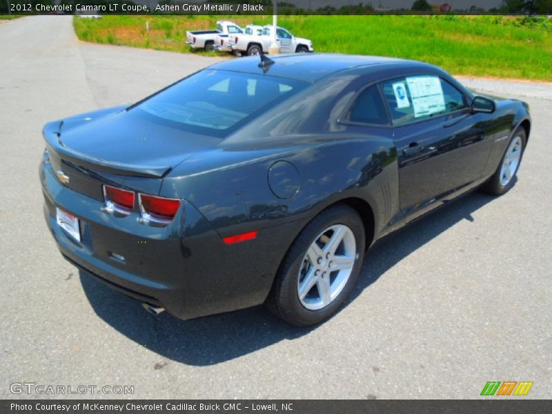Ashen Gray Metallic / Black 2012 Chevrolet Camaro LT Coupe