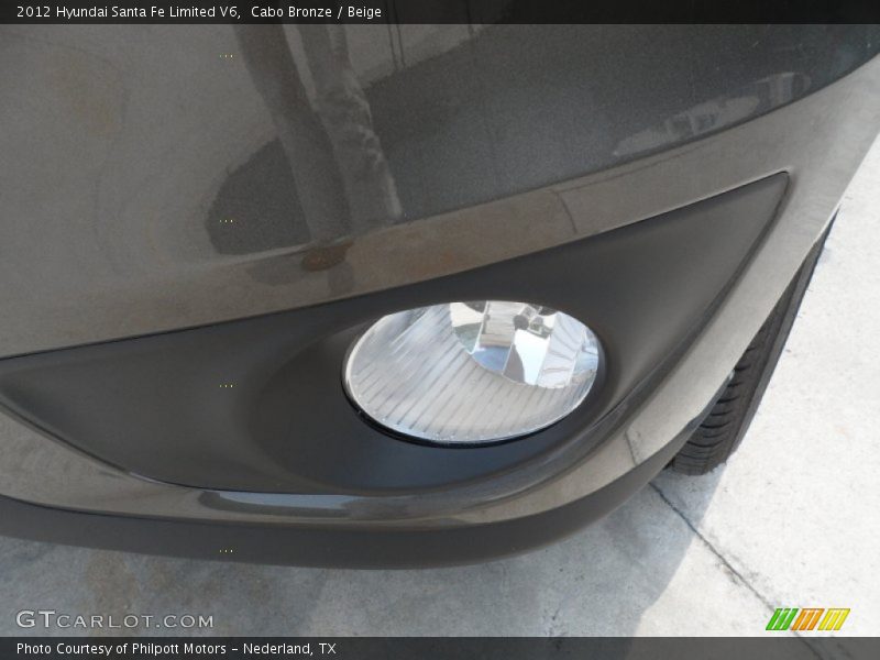 Cabo Bronze / Beige 2012 Hyundai Santa Fe Limited V6