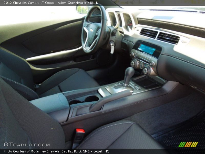 Ashen Gray Metallic / Black 2012 Chevrolet Camaro LT Coupe