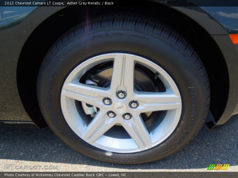 Ashen Gray Metallic / Black 2012 Chevrolet Camaro LT Coupe