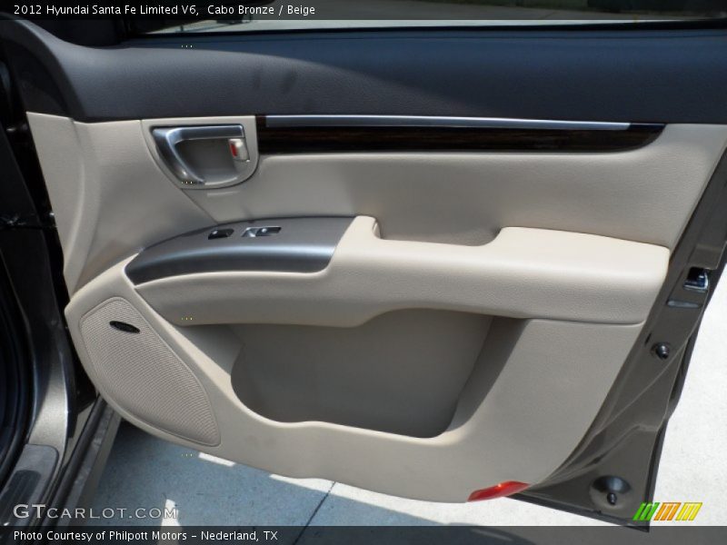 Cabo Bronze / Beige 2012 Hyundai Santa Fe Limited V6