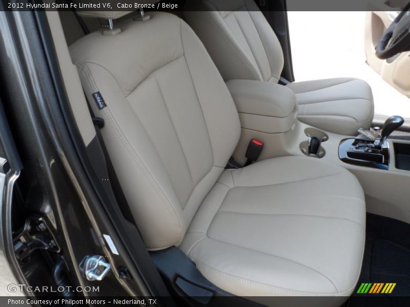 Cabo Bronze / Beige 2012 Hyundai Santa Fe Limited V6