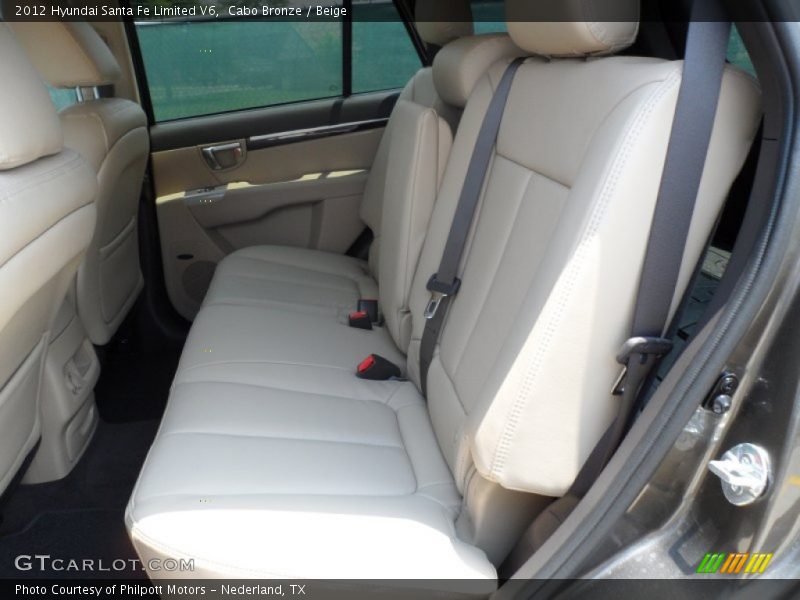 Cabo Bronze / Beige 2012 Hyundai Santa Fe Limited V6