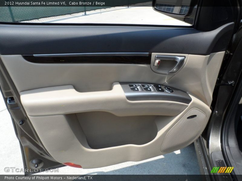 Cabo Bronze / Beige 2012 Hyundai Santa Fe Limited V6