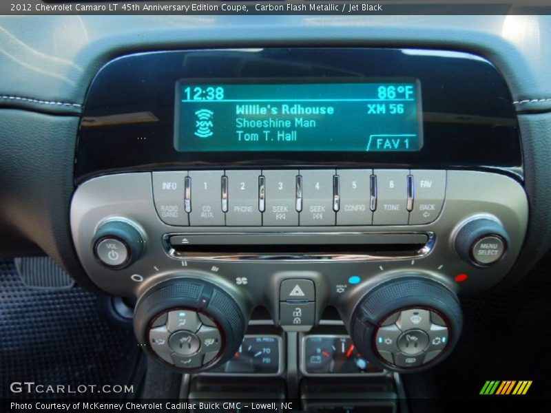 Controls of 2012 Camaro LT 45th Anniversary Edition Coupe