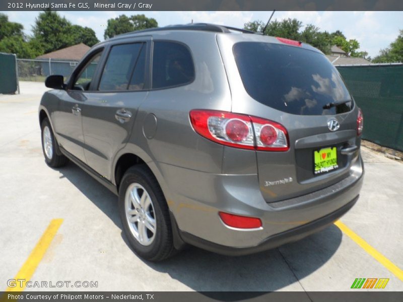 Mineral Gray / Gray 2012 Hyundai Santa Fe GLS