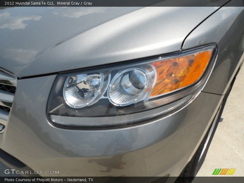 Mineral Gray / Gray 2012 Hyundai Santa Fe GLS