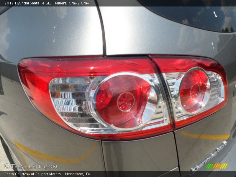 Mineral Gray / Gray 2012 Hyundai Santa Fe GLS