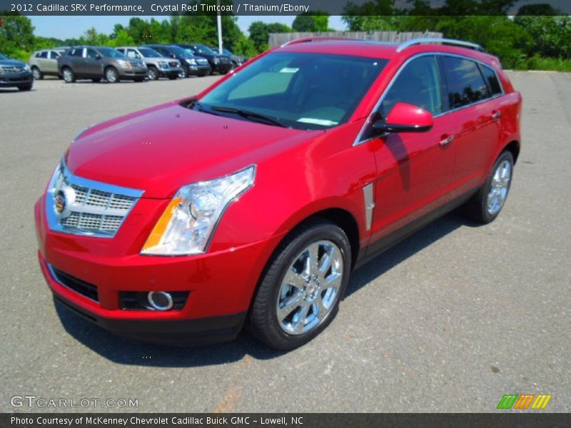 Crystal Red Tintcoat / Titanium/Ebony 2012 Cadillac SRX Performance