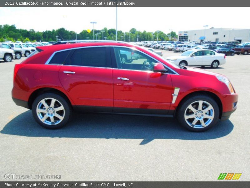 Crystal Red Tintcoat / Titanium/Ebony 2012 Cadillac SRX Performance