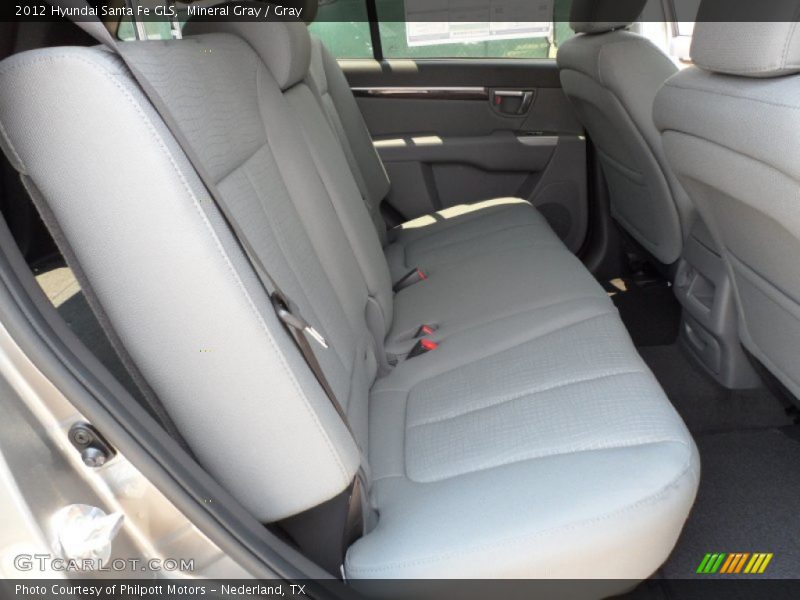 Mineral Gray / Gray 2012 Hyundai Santa Fe GLS