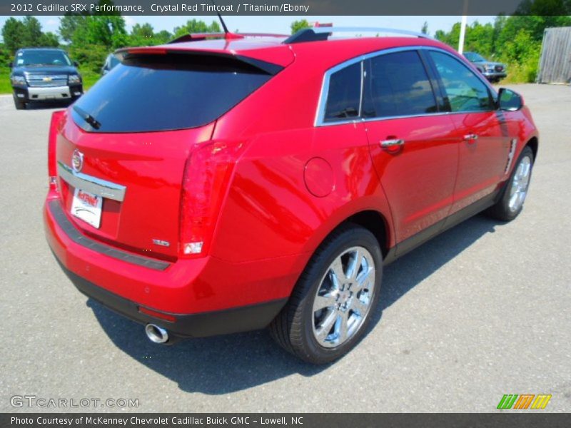 Crystal Red Tintcoat / Titanium/Ebony 2012 Cadillac SRX Performance