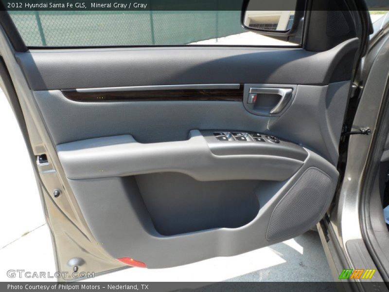 Mineral Gray / Gray 2012 Hyundai Santa Fe GLS