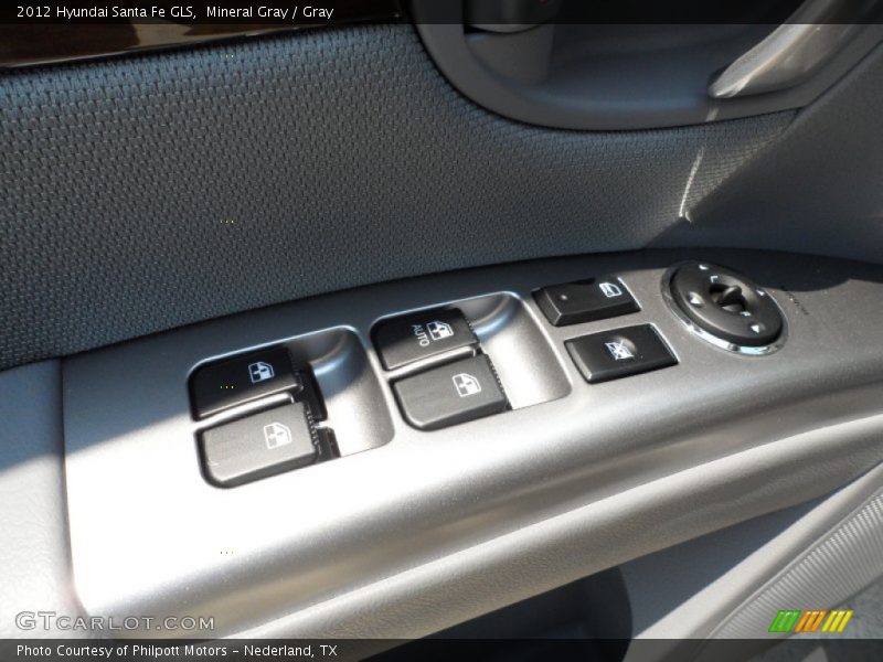 Mineral Gray / Gray 2012 Hyundai Santa Fe GLS