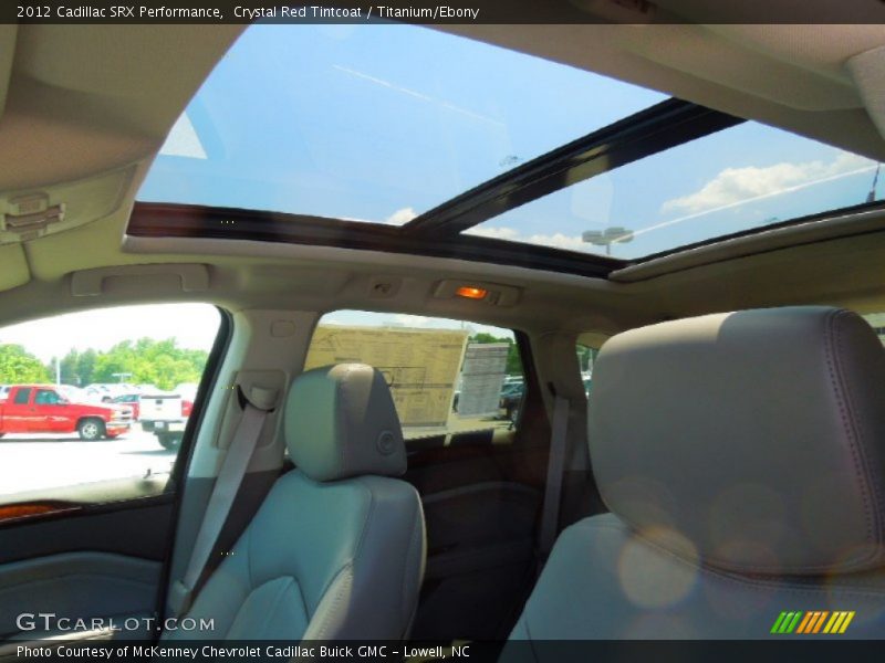 Crystal Red Tintcoat / Titanium/Ebony 2012 Cadillac SRX Performance