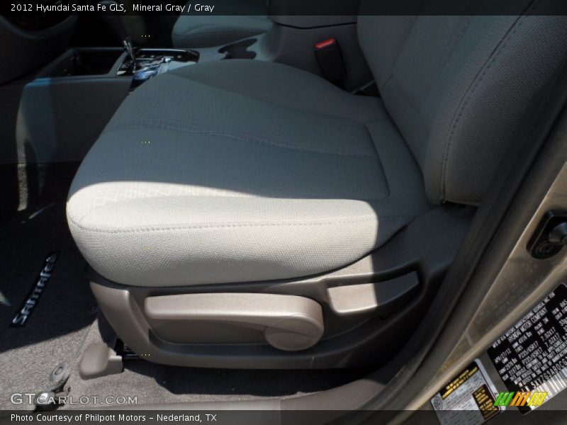 Mineral Gray / Gray 2012 Hyundai Santa Fe GLS