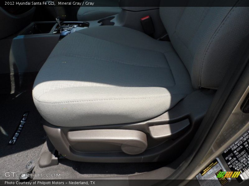 Mineral Gray / Gray 2012 Hyundai Santa Fe GLS