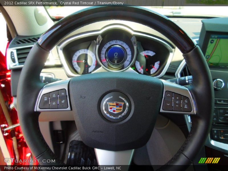 Crystal Red Tintcoat / Titanium/Ebony 2012 Cadillac SRX Performance