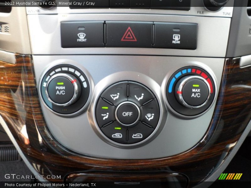 Mineral Gray / Gray 2012 Hyundai Santa Fe GLS