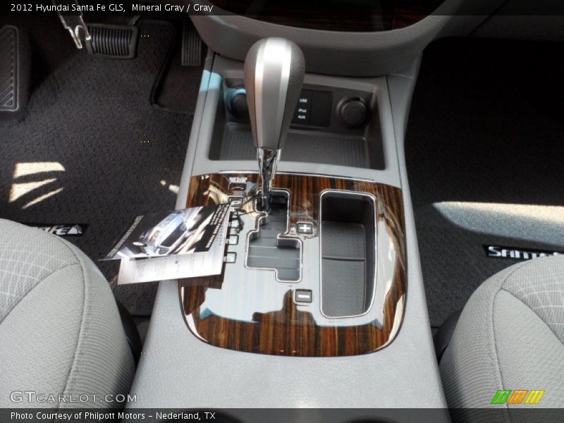 Mineral Gray / Gray 2012 Hyundai Santa Fe GLS