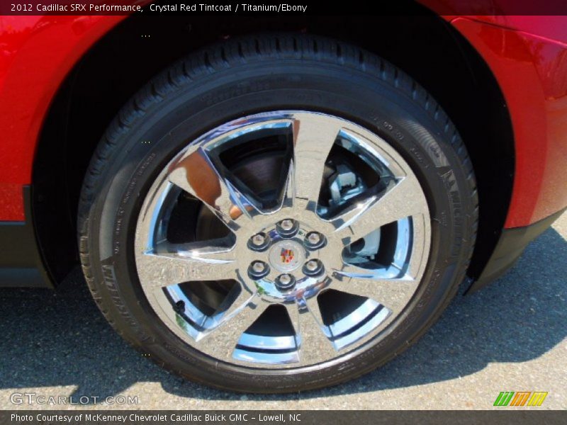 Crystal Red Tintcoat / Titanium/Ebony 2012 Cadillac SRX Performance