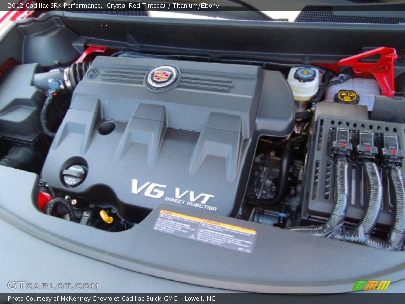 Crystal Red Tintcoat / Titanium/Ebony 2012 Cadillac SRX Performance