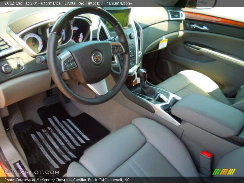 Crystal Red Tintcoat / Titanium/Ebony 2012 Cadillac SRX Performance