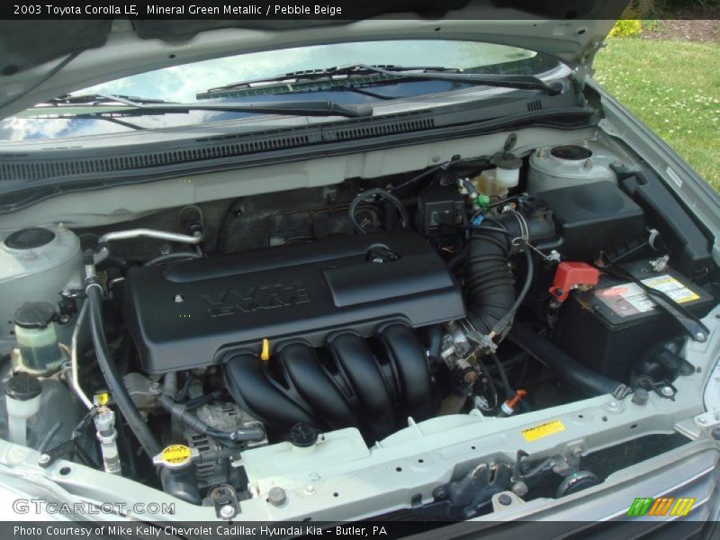 Mineral Green Metallic / Pebble Beige 2003 Toyota Corolla LE