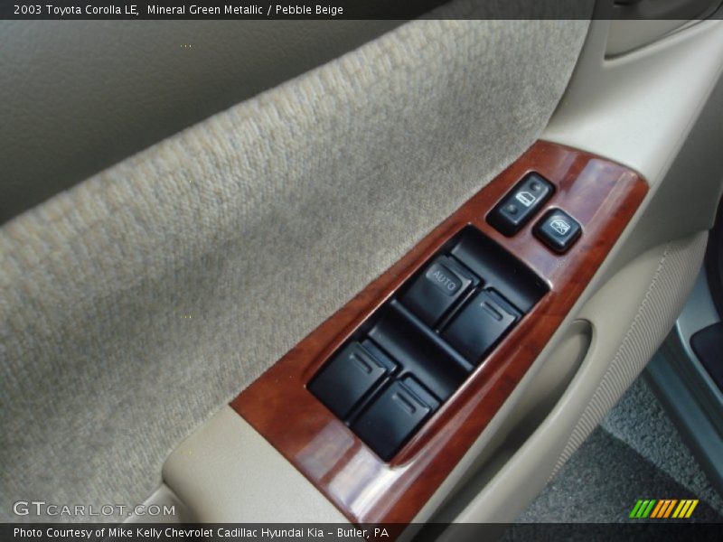 Mineral Green Metallic / Pebble Beige 2003 Toyota Corolla LE