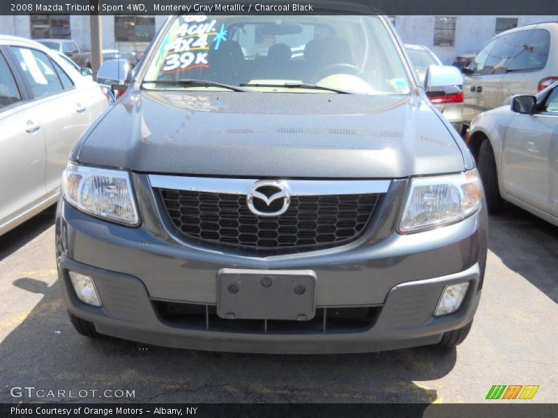 Monterey Gray Metallic / Charcoal Black 2008 Mazda Tribute i Sport 4WD