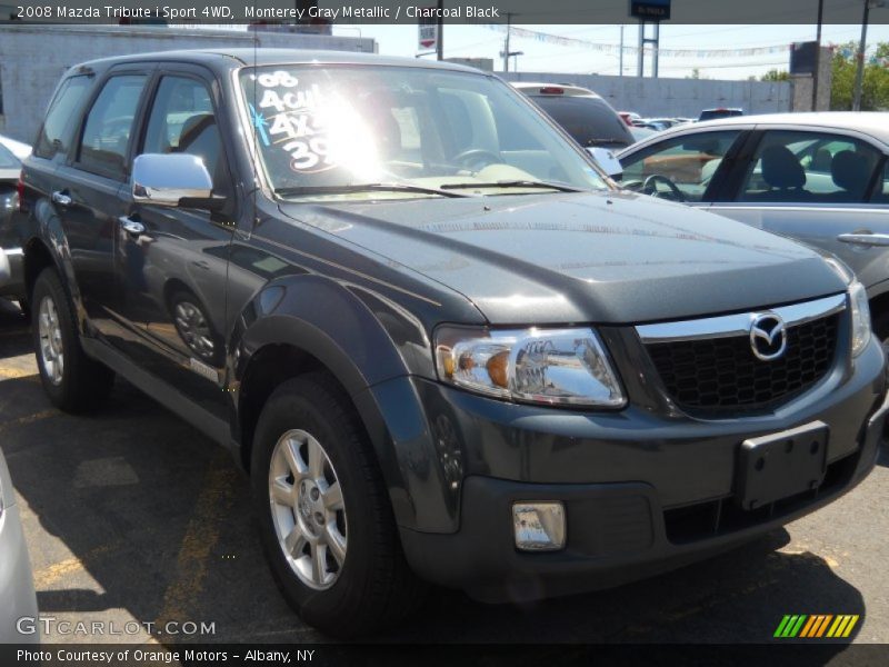 Monterey Gray Metallic / Charcoal Black 2008 Mazda Tribute i Sport 4WD