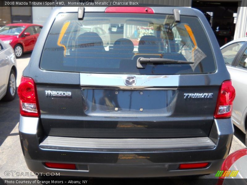 Monterey Gray Metallic / Charcoal Black 2008 Mazda Tribute i Sport 4WD
