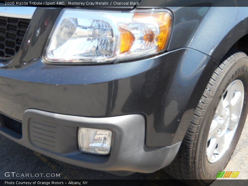 Monterey Gray Metallic / Charcoal Black 2008 Mazda Tribute i Sport 4WD