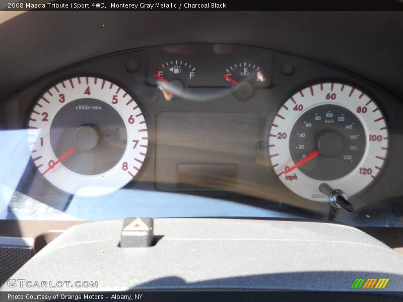 Monterey Gray Metallic / Charcoal Black 2008 Mazda Tribute i Sport 4WD