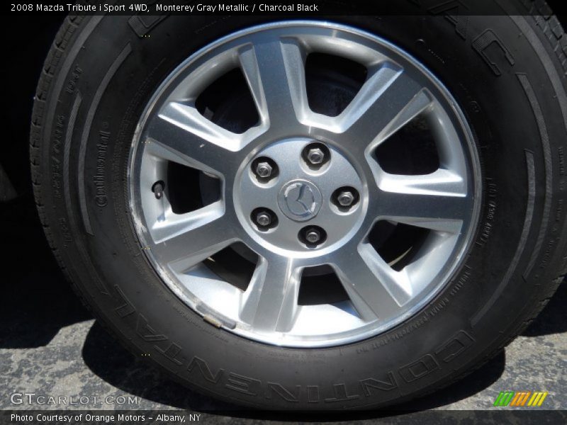 Monterey Gray Metallic / Charcoal Black 2008 Mazda Tribute i Sport 4WD