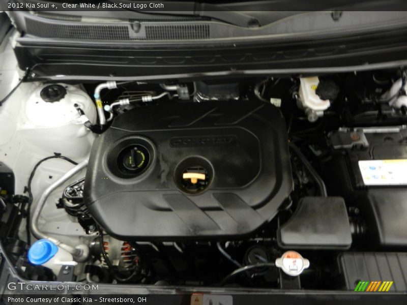 Clear White / Black Soul Logo Cloth 2012 Kia Soul +