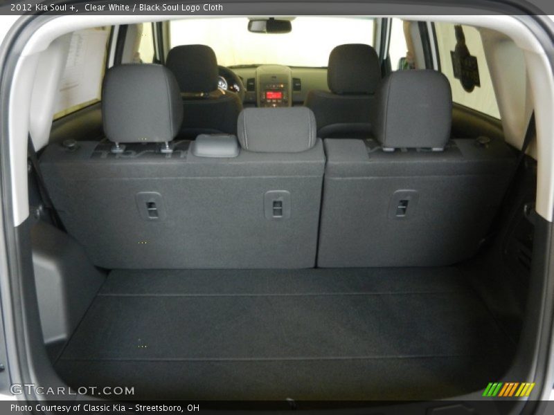 Clear White / Black Soul Logo Cloth 2012 Kia Soul +