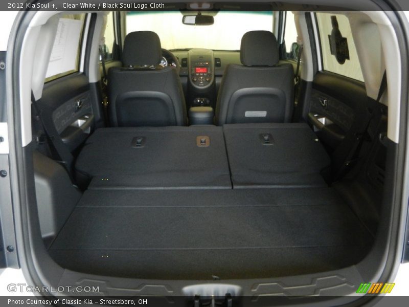 Clear White / Black Soul Logo Cloth 2012 Kia Soul +