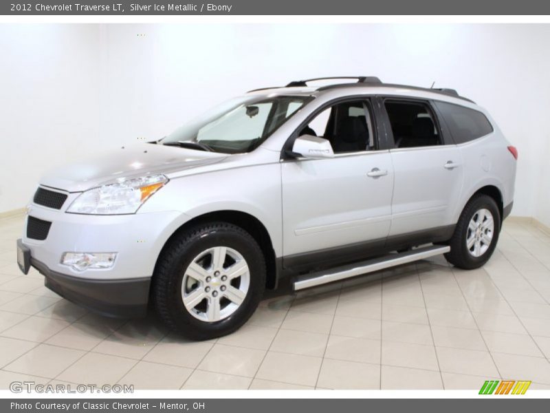 Silver Ice Metallic / Ebony 2012 Chevrolet Traverse LT