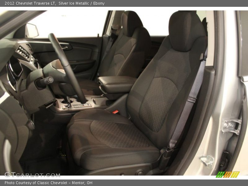 Silver Ice Metallic / Ebony 2012 Chevrolet Traverse LT