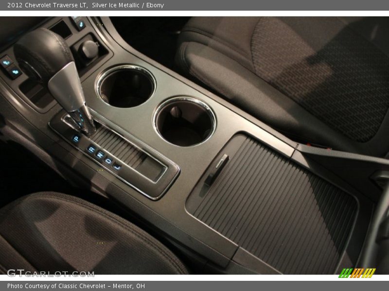 Silver Ice Metallic / Ebony 2012 Chevrolet Traverse LT