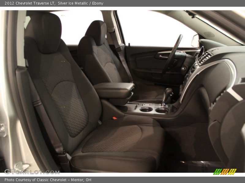 Silver Ice Metallic / Ebony 2012 Chevrolet Traverse LT
