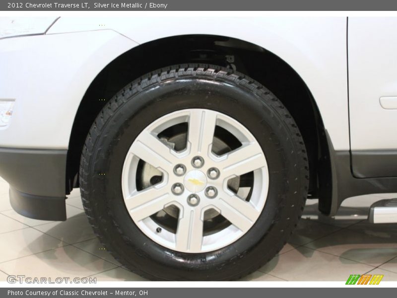 Silver Ice Metallic / Ebony 2012 Chevrolet Traverse LT