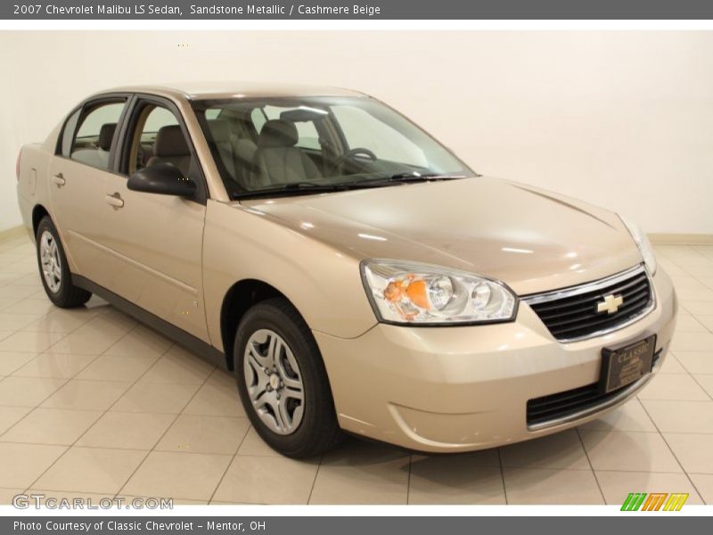 Sandstone Metallic / Cashmere Beige 2007 Chevrolet Malibu LS Sedan