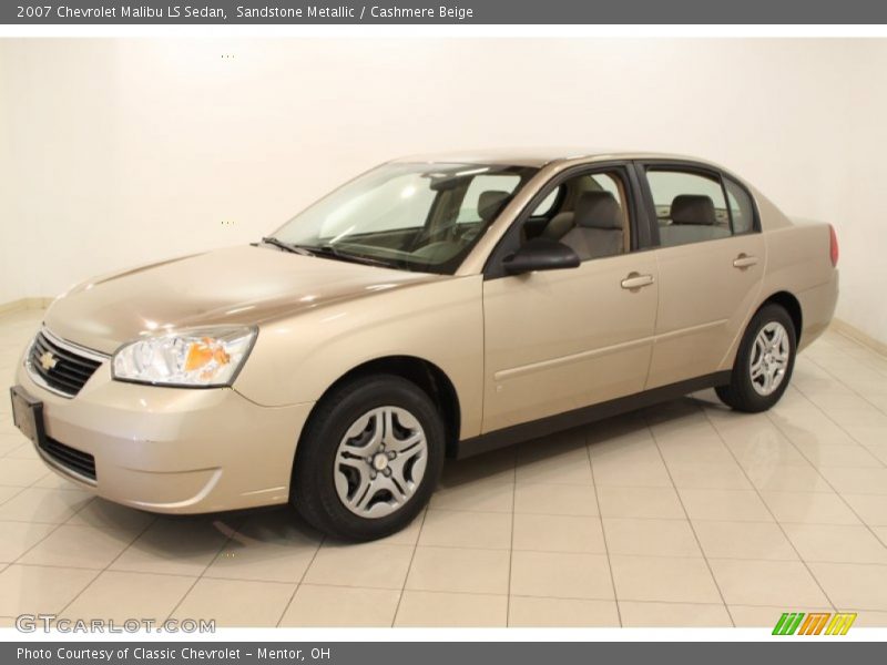 Sandstone Metallic / Cashmere Beige 2007 Chevrolet Malibu LS Sedan