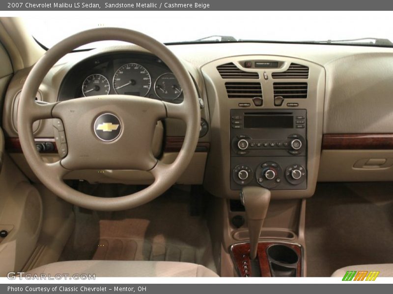 Sandstone Metallic / Cashmere Beige 2007 Chevrolet Malibu LS Sedan