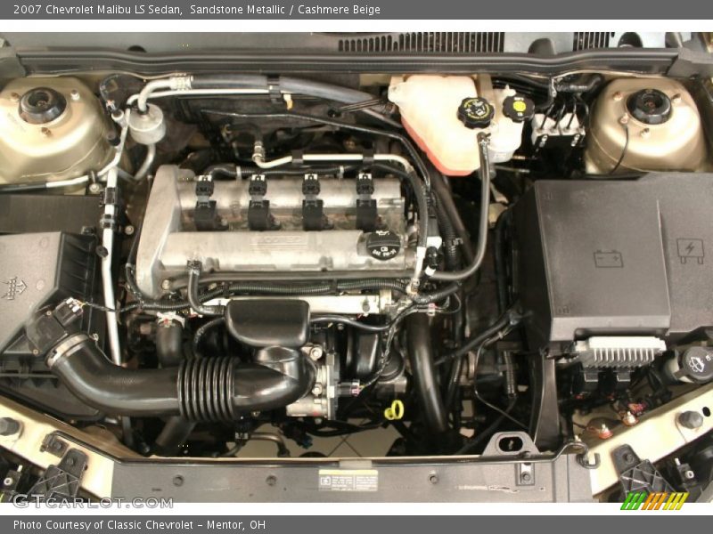 Sandstone Metallic / Cashmere Beige 2007 Chevrolet Malibu LS Sedan