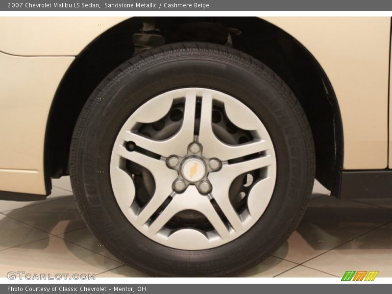 Sandstone Metallic / Cashmere Beige 2007 Chevrolet Malibu LS Sedan